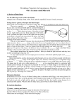 WI7: Lenses and Mirrors