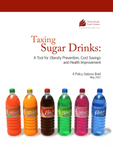 Taxing Sugar Drinks - Public Health Law Center