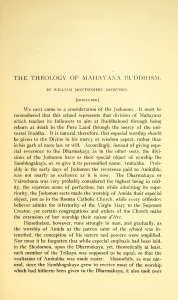 The Theology of Mahayana Buddhism. (Concluded.)