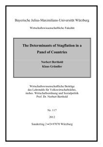 The Determinants of Stagflation in a Panel of Countries