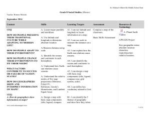 Curriculum Map