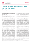 The case of chronic bifascicular block: still a worrying ECG finding?