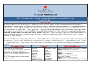 5th Grade Mathematics