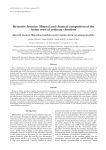 Meteorite Jesenice: Mineral and chemical composition of