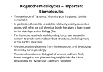 Biogeochemical cycles – Important Biomolecules
