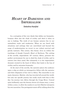 Heart of Darkness AND IMPERIALISM