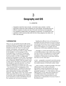 3. Geography and GIS