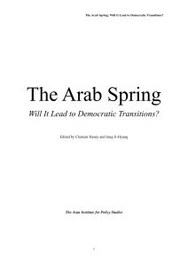The Arab Spring - College of Liberal Arts