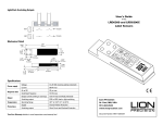 User`s Guide LRD6300 and LRD6300C Label Sensors