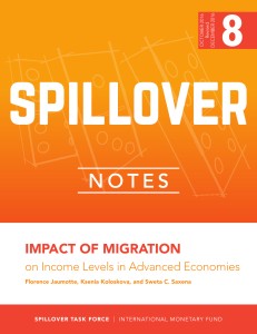 Impact of Migration on Income Levels in Advanced Economies