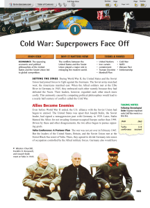 Cold War: Superpowers Face Off