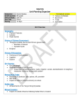 WS/FCS Unit Planning Organizer