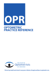 Optometric Practice Reference - College of Optometrists of Ontario