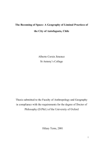 The Becoming of Space: A Geography of Liminal Practices of the