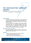 The NaNo-INjecTIoN SySTem of cNIdarIa