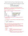 Key Sampling Dist for Sample Proportions with Pennies