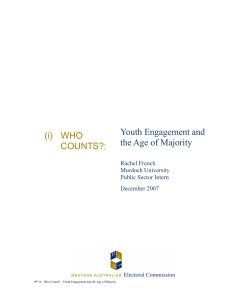 Youth Engagement and the Age of Majority