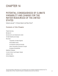 Water sector (Chapter 14) of the Foundation document of Climate