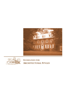 Guidelines for Architectural Styles