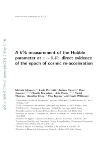 A 6% measurement of the Hubble parameter at ζ ∼ 0.45: direct
