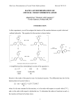 rate law determination of crystal violet hydroxylation