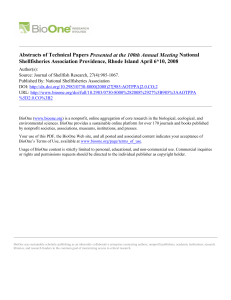 Abstracts of Technical Papers Presented at the 100th