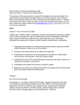 Study Guide for Environmental Biology 2206 Raven and Berg: 5th