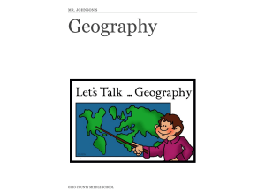 Mr. Johnson`s Geography