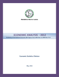 economic analysis ‐ 2012 - Statistics Sierra Leone