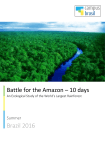 Battle for the Amazon – 10 days Brazil 2016