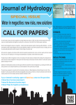 Journal of Hydrology CALL FOR PAPERS