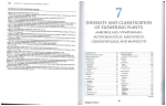 diversityand classification of flowering plants