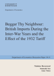 Beggar Thy Neighbour: British Imports During the Inter
