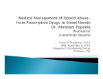 from Prescription Drugs to Street Heroin, Dr. Abraham Popoola