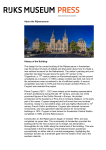 About the Rijksmuseum History of the Building The design for the