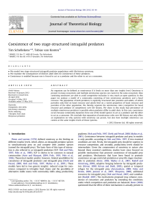 Coexistence of two stage-structured intraguild predators