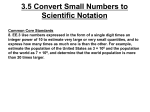 3.5 Convert Small Numbers to Scientific Notation