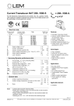 Current Transducer HAT 200..1500