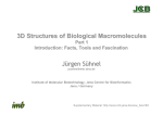 3D Structures of Biological Macromolecules Jürgen Sühnel