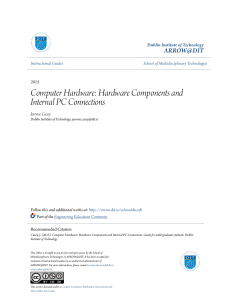 Computer Hardware: Hardware Components and