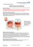 Stress urinary incontinence