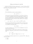 Solution Derivations for Capa #6