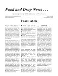 Food and Drug News