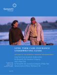 long term care insurance underwriting guide