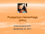 Postpartum Hemorrhage (PPH)