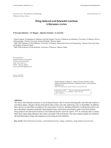 Drug-induced oral lichenoid reactions. A literature review