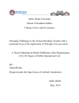 Emerging Challenges to the African Boundary Treaties with a