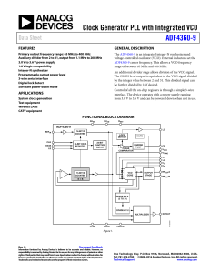 ADF4360-9 - Analog Devices