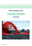 Notes on Tectonic Hazards - WJEC Geography A