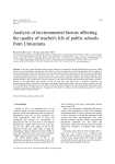 Analysis of environmental factors affecting the quality of teacher`s life